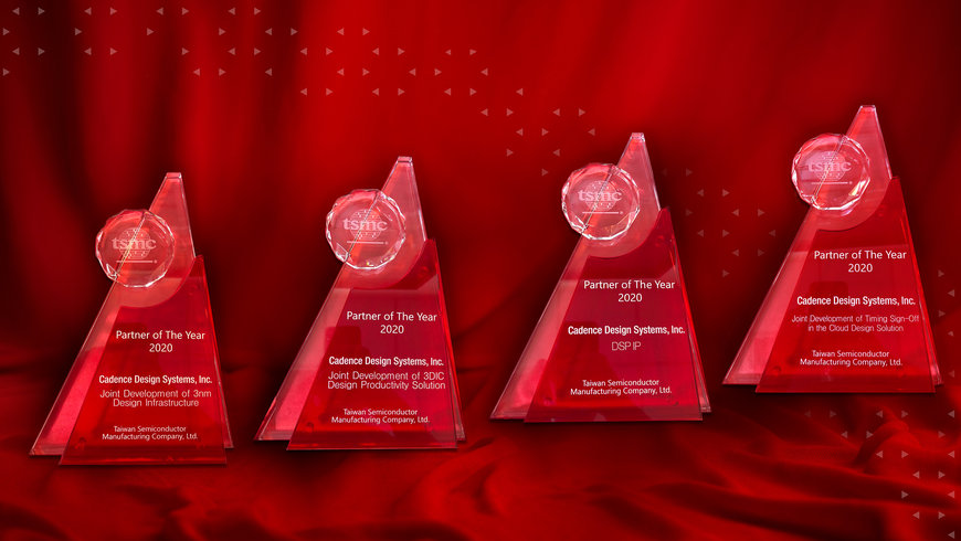 Cadence Wins Four 2020 TSMC OIP Partner of the Year Awards